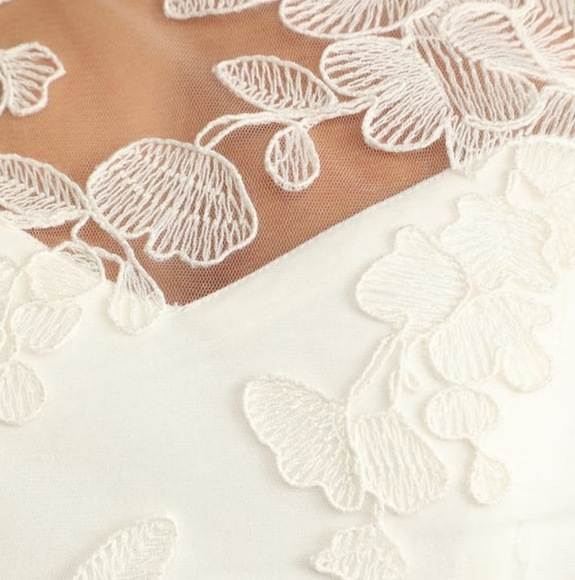 Lulus Write Your Own Romance White Embroidered Long Sleeve Jumpsuit, Medium - Picture 6 of 11